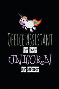 Office Assistant by Day Unicorn by Night: Funny Doodle Artist Sketchbook