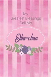 My Greatest Blessings Call Me Oba-Chan