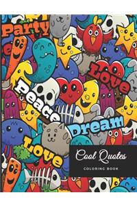 Cool Quotes Coloring Book