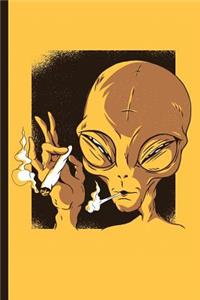 Weed Smoking Space Alien