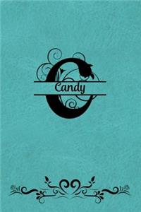Split Letter Personalized Name Journal - Candy