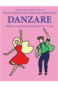 Libro da colorare per bambini di 4-5 anni (Danzare)
