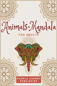 Animals Mandala coloring book for adults