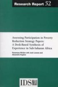 Assessing Participation in Poverty Reduction Strategy Papers: A Desk-Based Synthesis of Experience in Sub-Saharan Africa