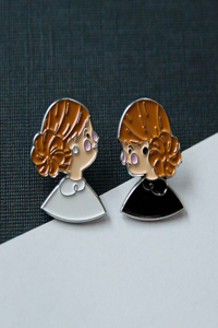 Evita Enamel Pins