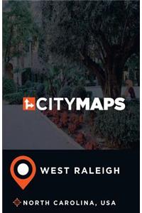 City Maps West Raleigh North Carolina, USA