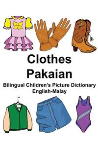English-Malay Clothes/Pakaian Bilingual Children's Picture Dictionary