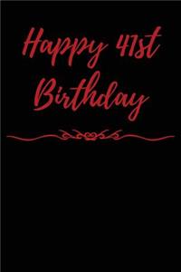 Happy 41st Birthday