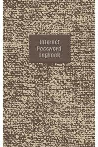 Internet Password Logbook