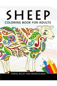 Sheep Coloring Book for Adults