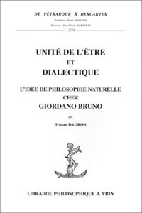 Unite de l'Etre Et Dialectique