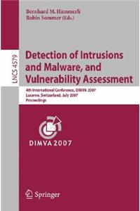 Detection of Intrusions and Malware, and Vulnerability Assessment