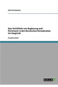 Das Verhältnis von Regierung und Parlament in den Nordischen Demokratien im Vergleich