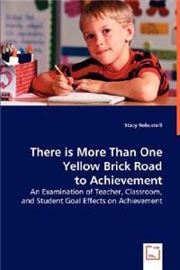 There is more than one yellow brick road to achievement