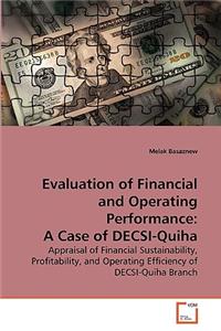 Evaluation of Financial and Operating Performance