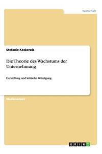 Die Theorie Des Wachstums Der Unternehmung