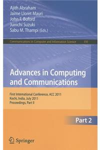 Advances in Computing and Communications