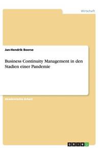 Business Continuity Management in den Stadien einer Pandemie