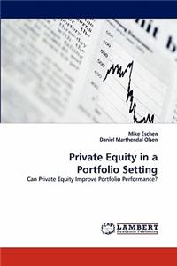 Private Equity in a Portfolio Setting