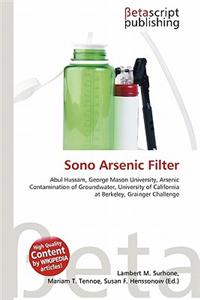 Sono Arsenic Filter