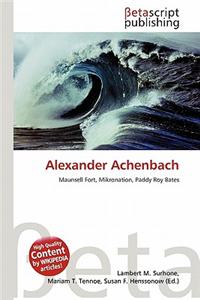Alexander Achenbach