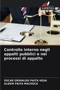 Controllo interno negli appalti pubblici e nei processi di appalto