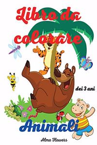 Libro da colorare animali