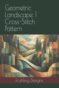 Geometric Landscape 1 Cross-Stitch Pattern