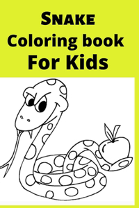 Snake Coloring book For Kids
