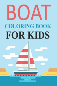 Boat Coloring Book For Kids