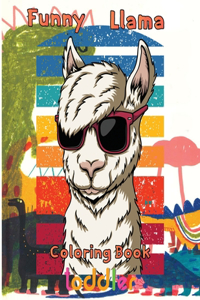 Funny Llama Coloring Book toddler
