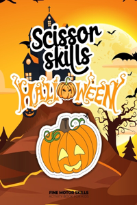 Scissor skills - Halloween - Fine motor skills - Activity book for kids