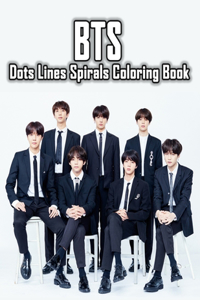 BTS Dots Lines Spirals Coloring Book