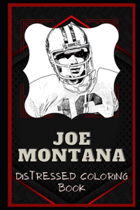 Joe Montana Distressed Coloring Book
