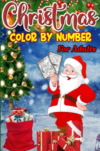 Christmas Color By Number For Adults
