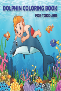 Dolphin coloring book for toddlers