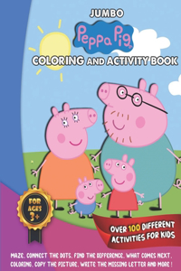 Peppa Pig Jumbo Coloring And Activity Book