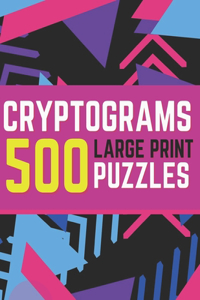cryptograms Large Print Puzzles