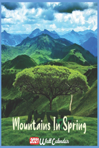 Mountains In Spring 2021 Wall Calendar