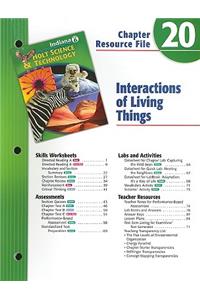 Indiana Holt Science & Technology Chapter 20 Resource File: Interactions of Living Things: Grade 6