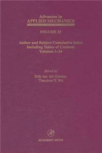 Author and Subject Cumulative Index Including, Tables of Content, Volumes 1-34