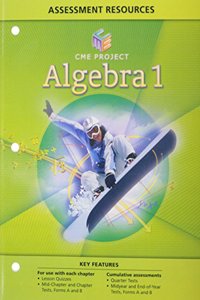 Center for Mathematics Education Project Algebra 1 Assessment Resources - Blackline Masters