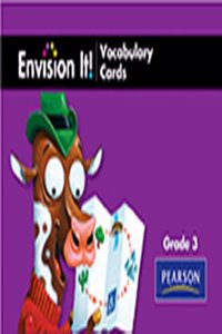 Reading 2011 Envision It! Pictured Vocabulary Cards Grade 3