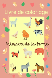 Livre de coloriage Animaux de la ferme