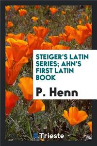 Ahn's First Latin Book