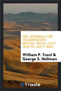 The Journals of Washington Irving (Hitherto Unpublished)