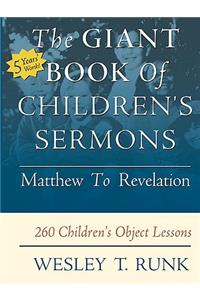 Giant Book of Children's Sermons