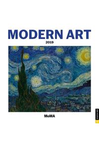 Modern Art 2019 Mini Wall Calendar