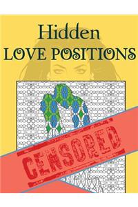 Hidden Love Positions Adult Coloring Book