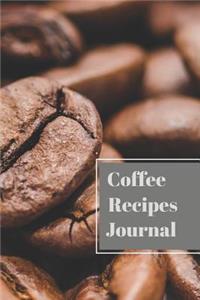 Coffee Recipes Journal